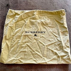 Burberry dust bag 17 x 20 with drawstring.